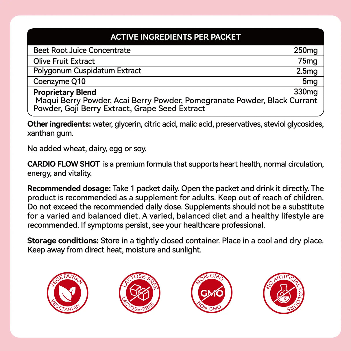 Cardio Flow Shot - Supports Circulatory & Heart Health