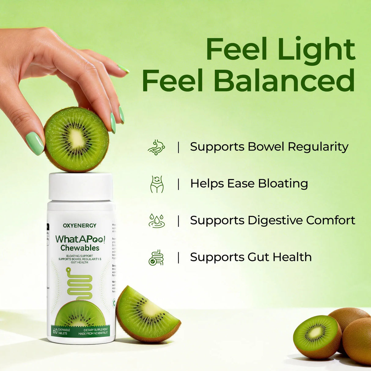 WhatApoo! Chewables - Support Gut Health