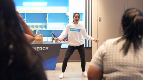 OXYENERGY Hosts Dance Fitness Wellness Event with Instructor Estefania