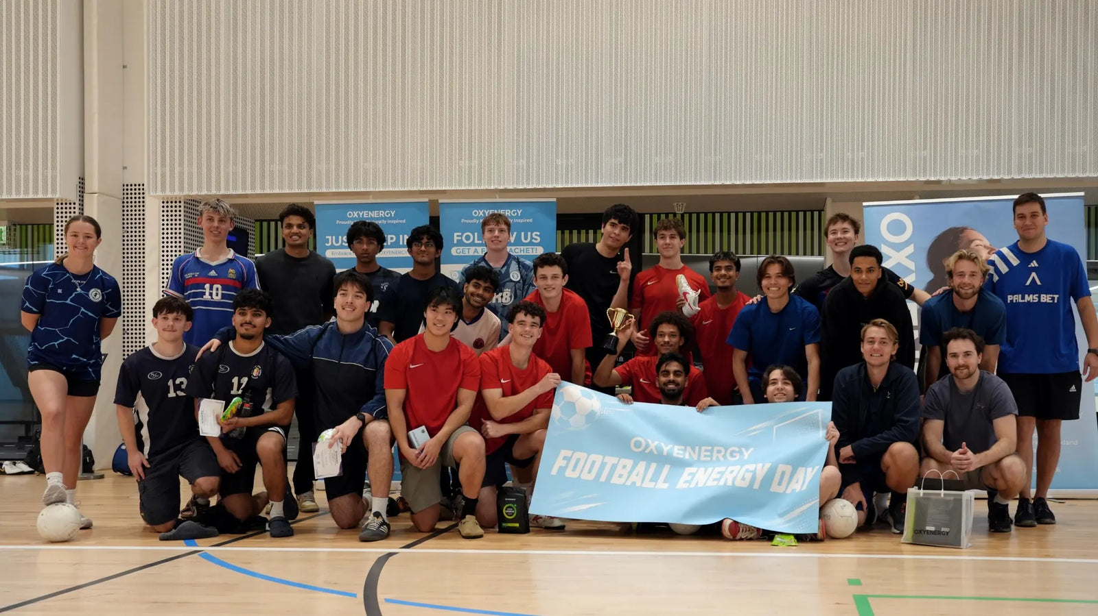 OXYENERGY Football Energy Day Brings Campus Energy with University of Auckland Futsal Club