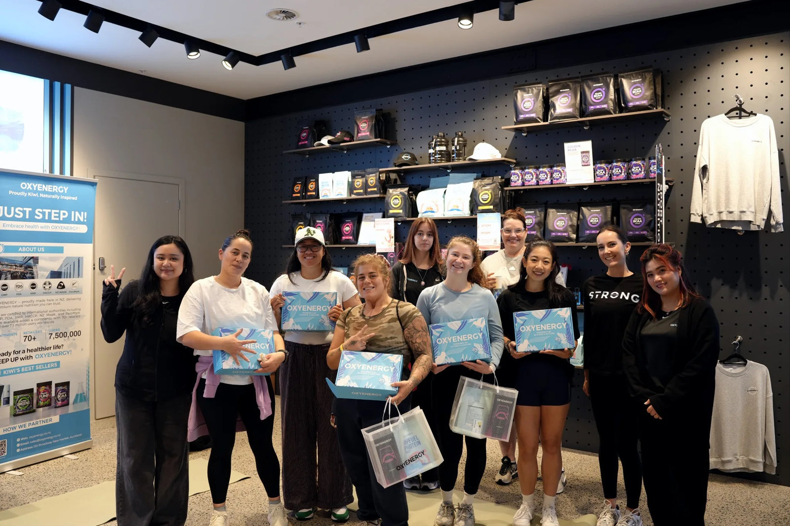 OXYENERGY Hosts “Burn & Build” Resistance Band Training Session