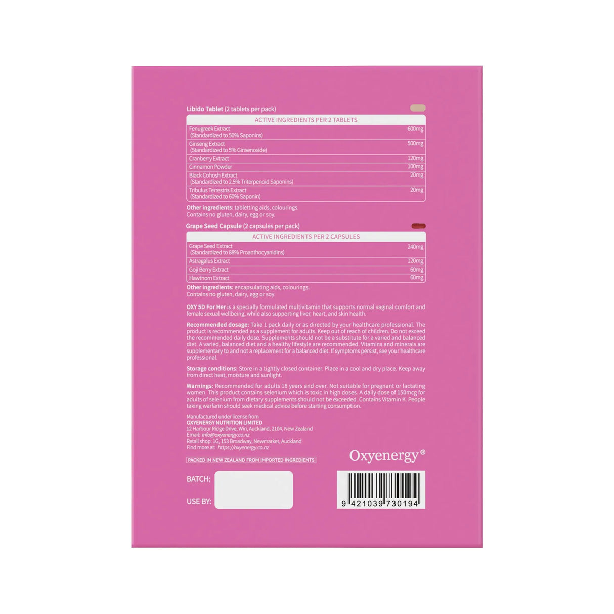 5D For Her Multi-nutrients