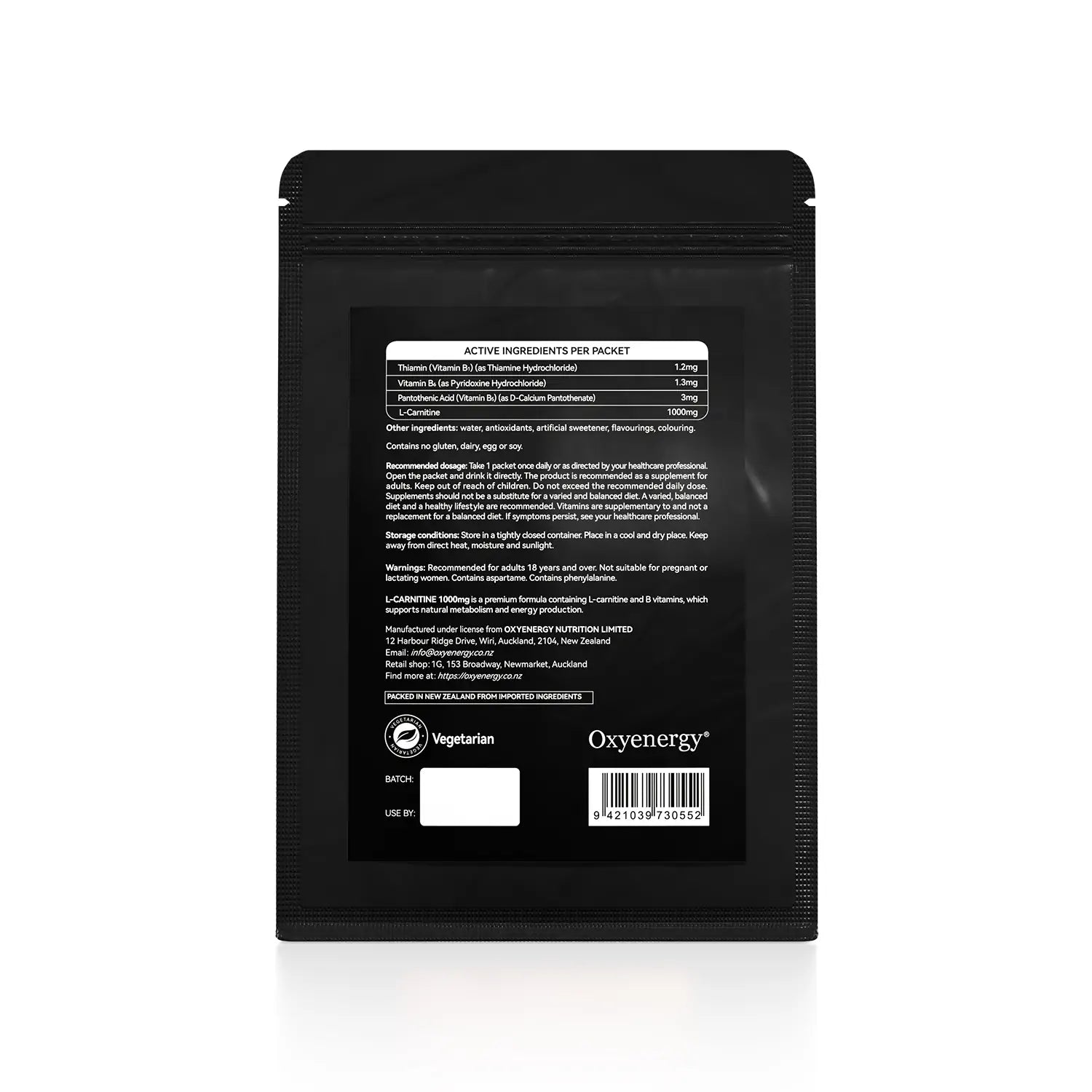 L-Carnitine 21000 mg – OXYENERGY L-Carnitine 21000 mg – OXYENERGY
