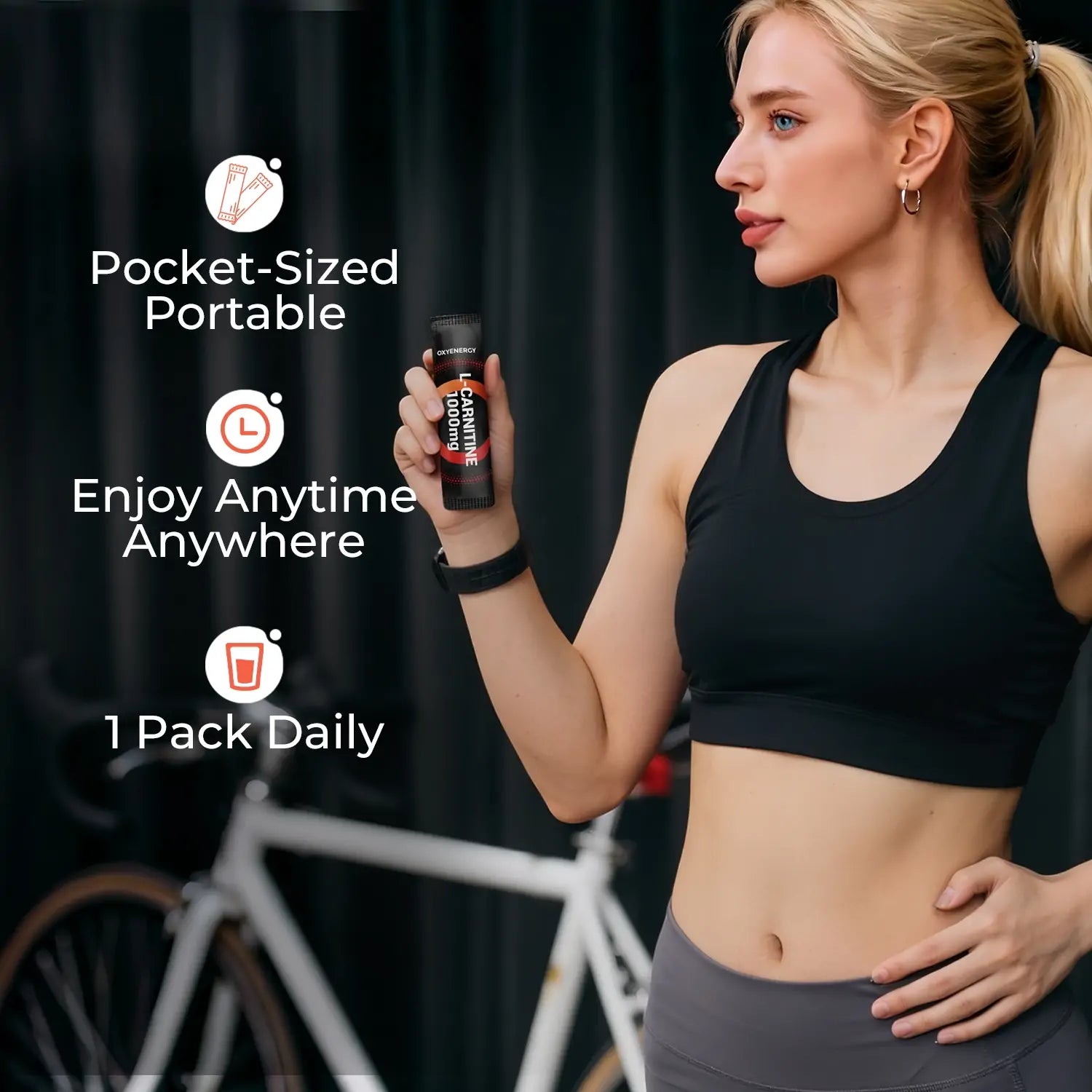 oxyenergy l carnitine Liquid L-Carnitine Drink | Workout & Weight Management Support